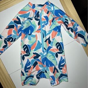 Old Navy Kids Tropical Print Rashguard